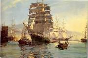unknow artist Seascape, boats, ships and warships. 32 France oil painting artist